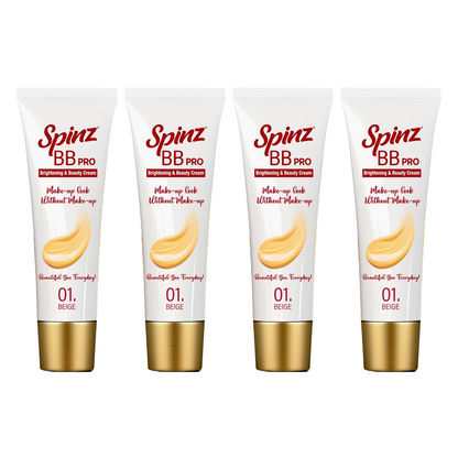 Spinz BB Pro Brightening & Beauty Cream 29gm Pack Of 4