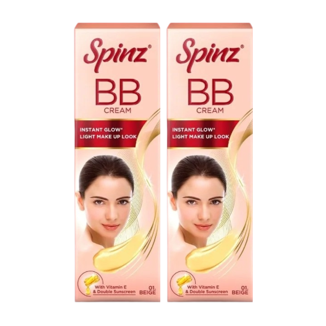 Spinz BB Instant Glow With Light Make Up Look Cream 29gm Pack Of 2