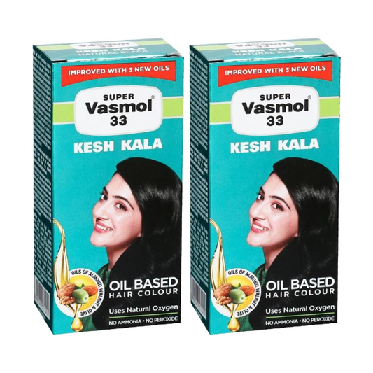 Super Vasmol Kesh Kala Oil Based Hair Color -50ml Pack Of 2