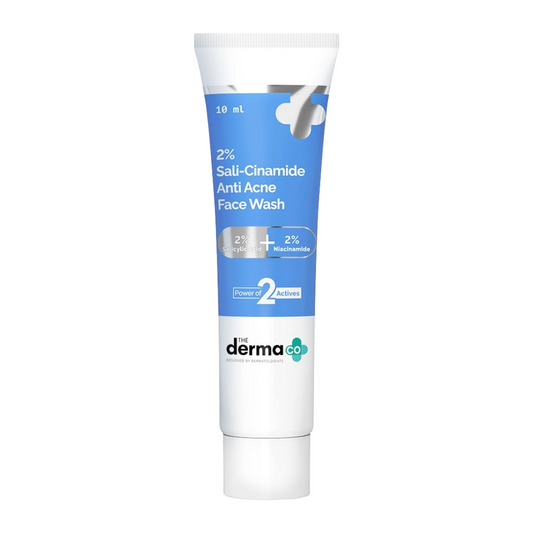 The Derma Co Sali Cinamide Anti Acne Face Wash 10ml