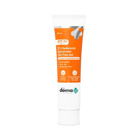 The Derma Co Hayluronic Sunscreen Oil Free Gel SPF50 10gm