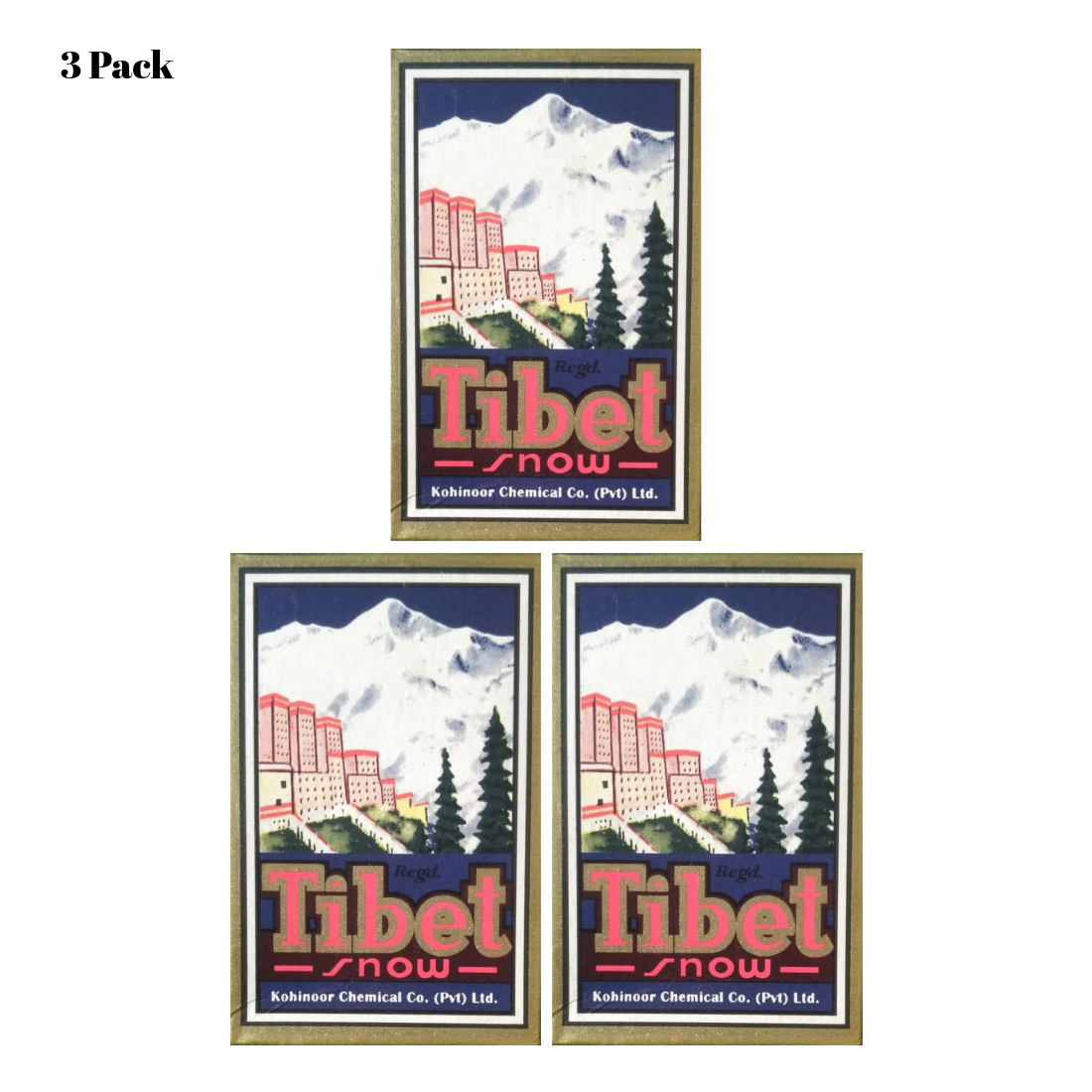 Tibet Snow Face Fairness Cream 50gm Pack Of 3