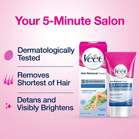 Veet Hair Removal Cream For Sensitive Skin 30gm