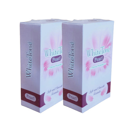 WhiteTone Face Pearl Talc -75gm Pack Of 2