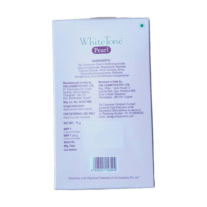 WhiteTone Face Pearl Talc -75gm