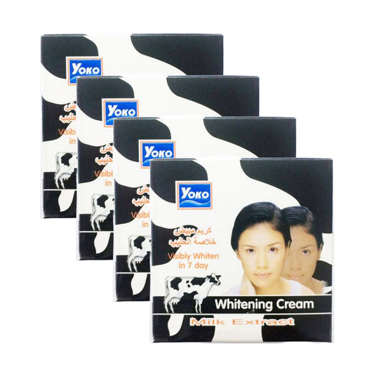 Yoko Whitening Milk Extract Cream 4gm Pack Of 4