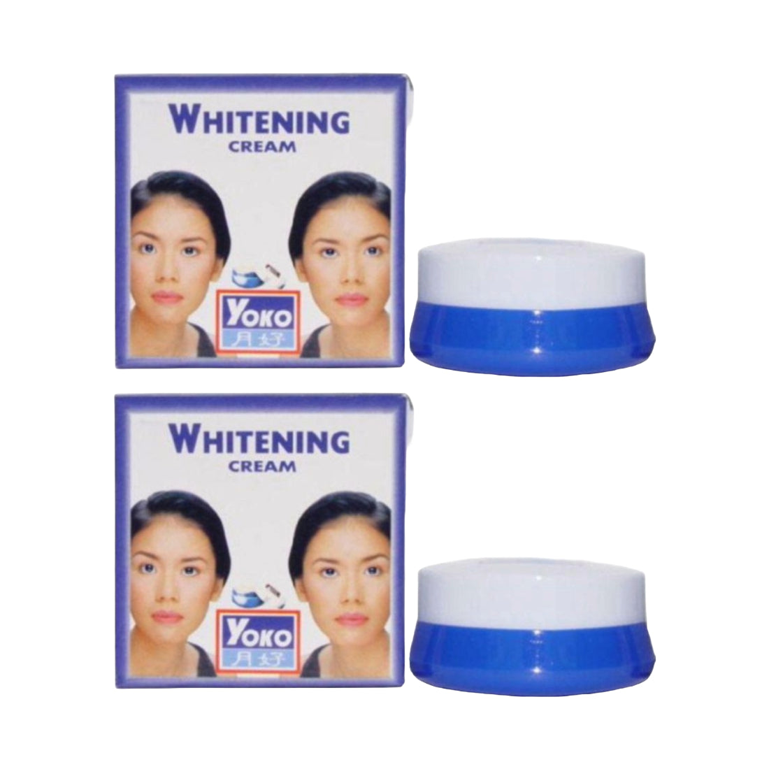 Yoko Whitening Face Fairness Cream 4gm Pack Of 2